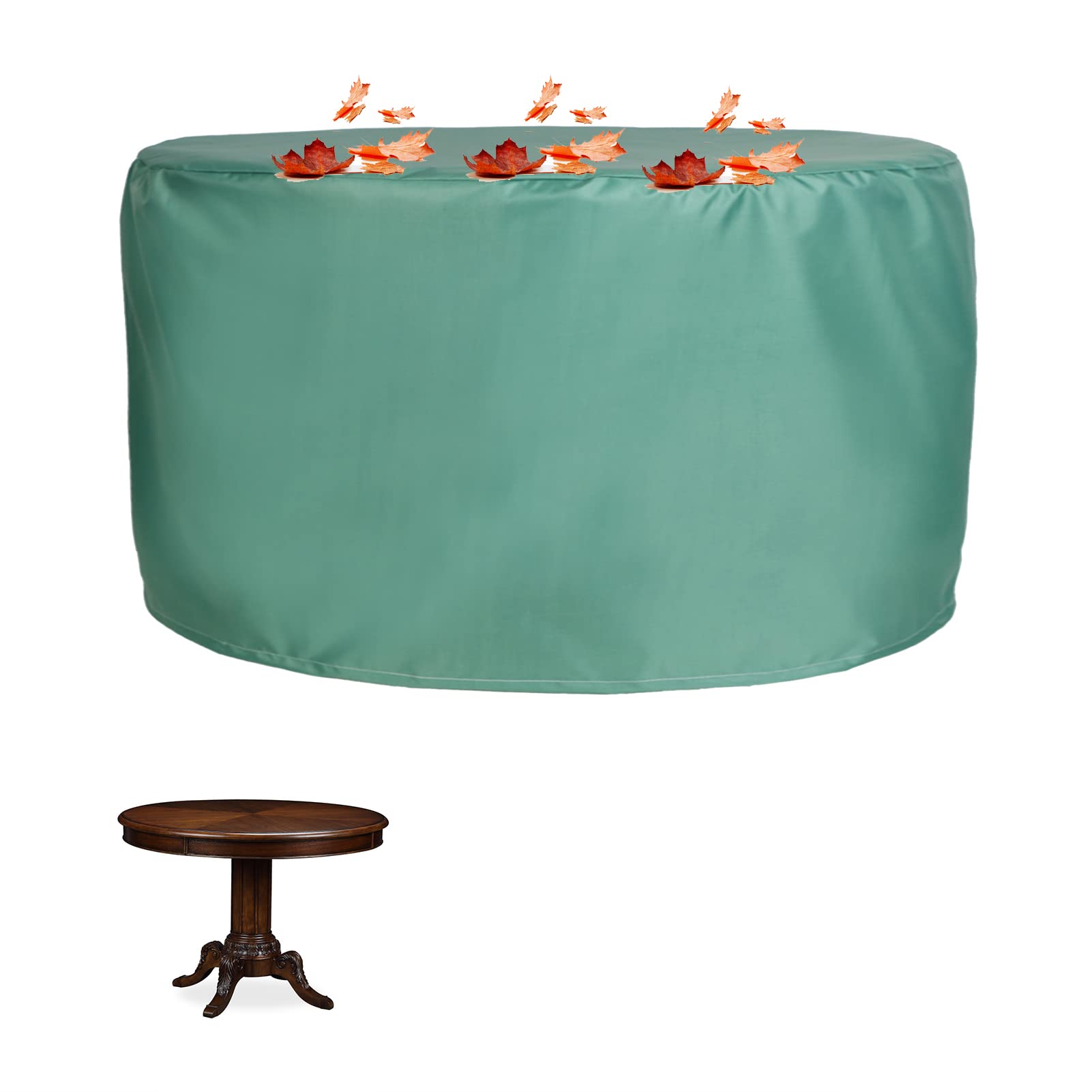 Grande Il Giro All'aperto Giardino 163×84cm, Terrazza Copertura Mobili Copritavolo Resistente Ai Raggi UV Impermeabile Robusto a Prova di Polvere Set di Mobili in Rattan
