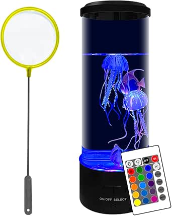 Quallenlampe LED - Schwebende Jellyfish Lampe Mit Farbwechsel