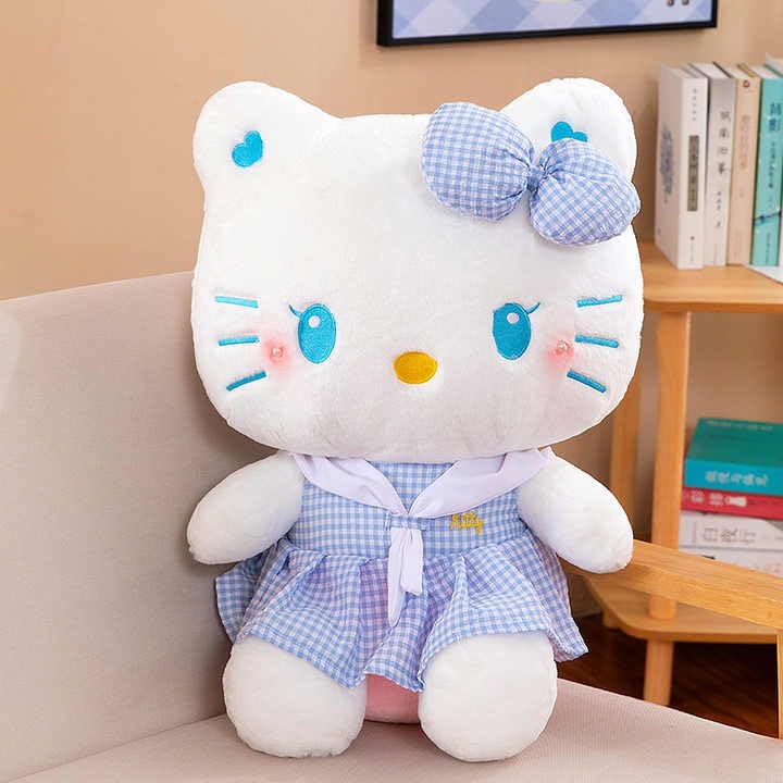 Image of Kawaii Cat Teddy Bear - Soft Toys for Birthday Gifts Kids, Women, Wife, Girlfriend, Best Friend Baby Boys Best Valentine Gift 35 cm