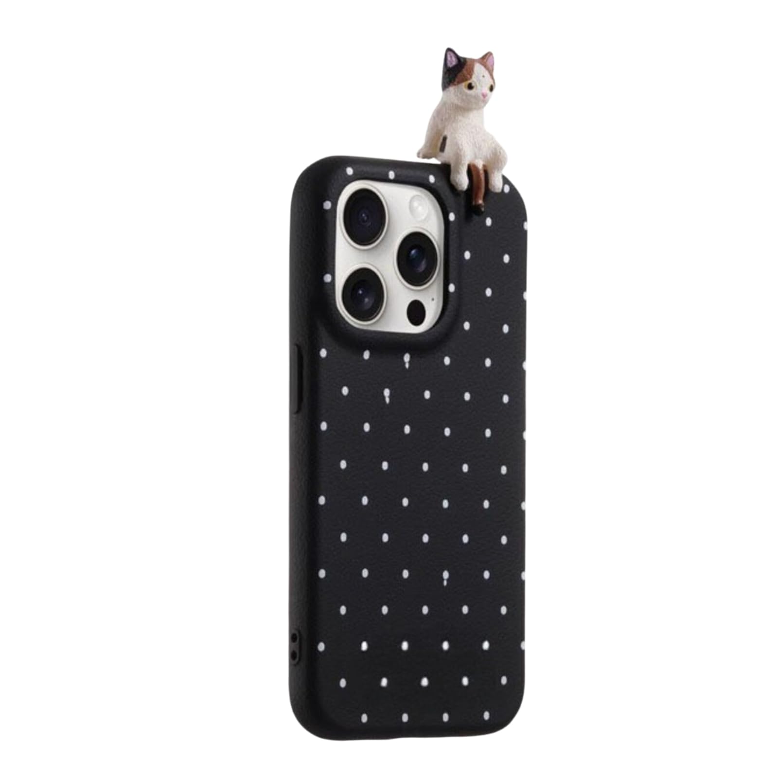 CasaPopz Cat Phone Charms, Cute Adhesive Animal Accessory for Case, Removable Decoration for Phone Case