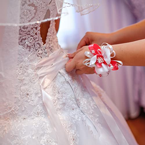 Image of Solid Color Double Faced White Satin Ribbon 3 /8 inch X 50 Yards, Ribbons Perfect for Crafts, Wedding Decor, Bow Making, Sewing, Gift Package Wrapping and More