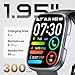 Smart Watch for Men Women, 1.95" Bluetooth 5.3 Calling Touch Fitness Watch with Heart Rate/Sleep/Step Counter, New Smartwatch with 110+ Sports Modes, IP68 Waterproof Activity Tracker for Android iOS