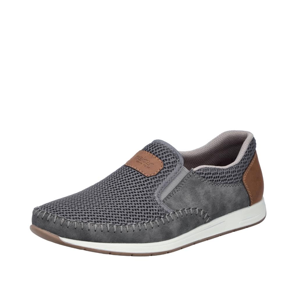 Rieker Men's 11954 Slippers, Grey, 42 EU