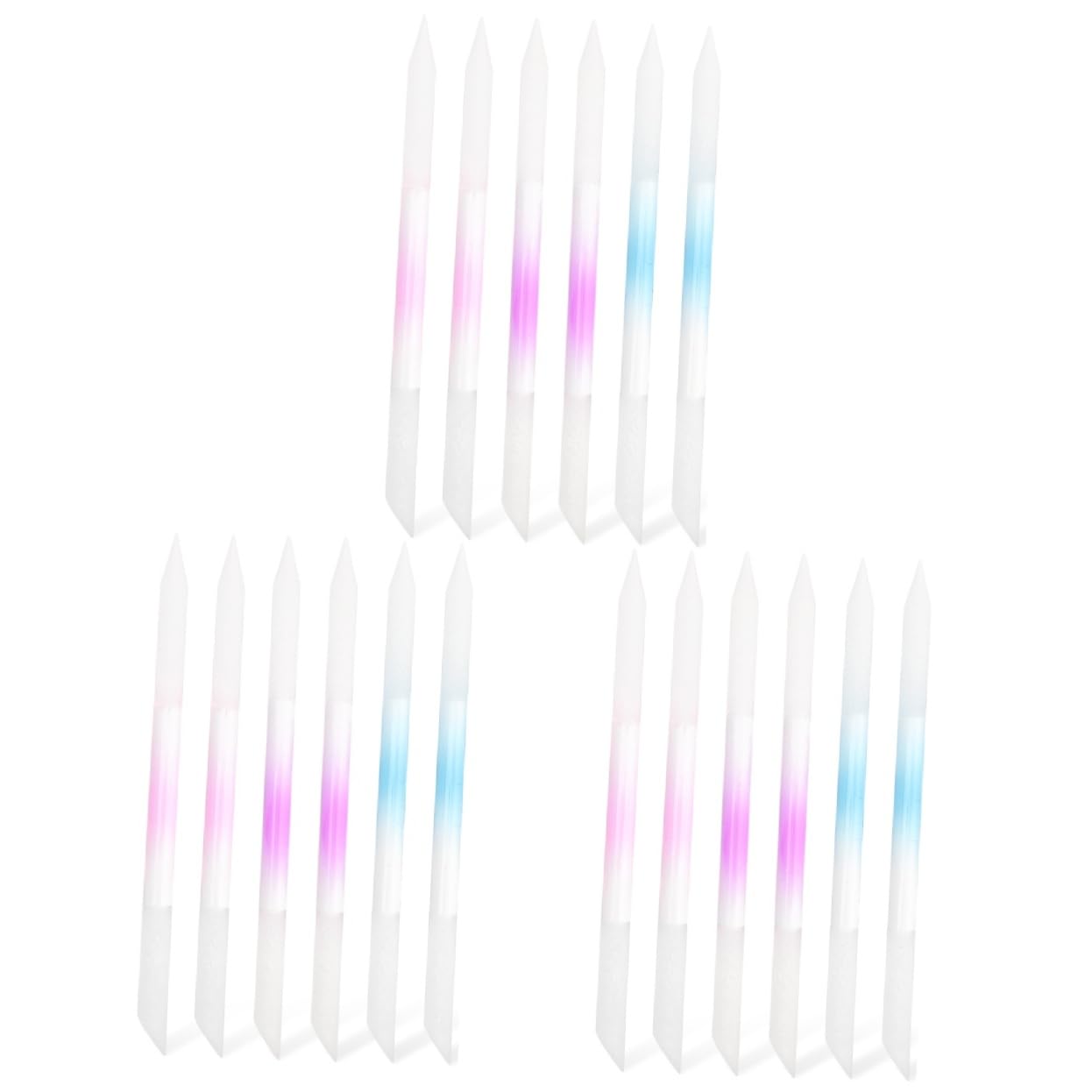 Healeved 18pezzi Limette Per Unghie Colorato Strumenti Pratici Per Manicure e Bellezza Delle Unghie Facili Da Usare e Portatili Per Perfetta