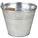 Produktbild Spetebo Zinkeimer mit Holzgriff - 10 Liter - Wassereimer Blecheimer Eimer Blumenkübel Pflanzkübel