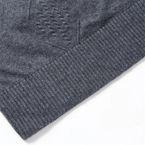 Men's Autumn Knitted Wool Vest Sleeveless Sweater Cardigan V-Neck Casual Waistcoat3