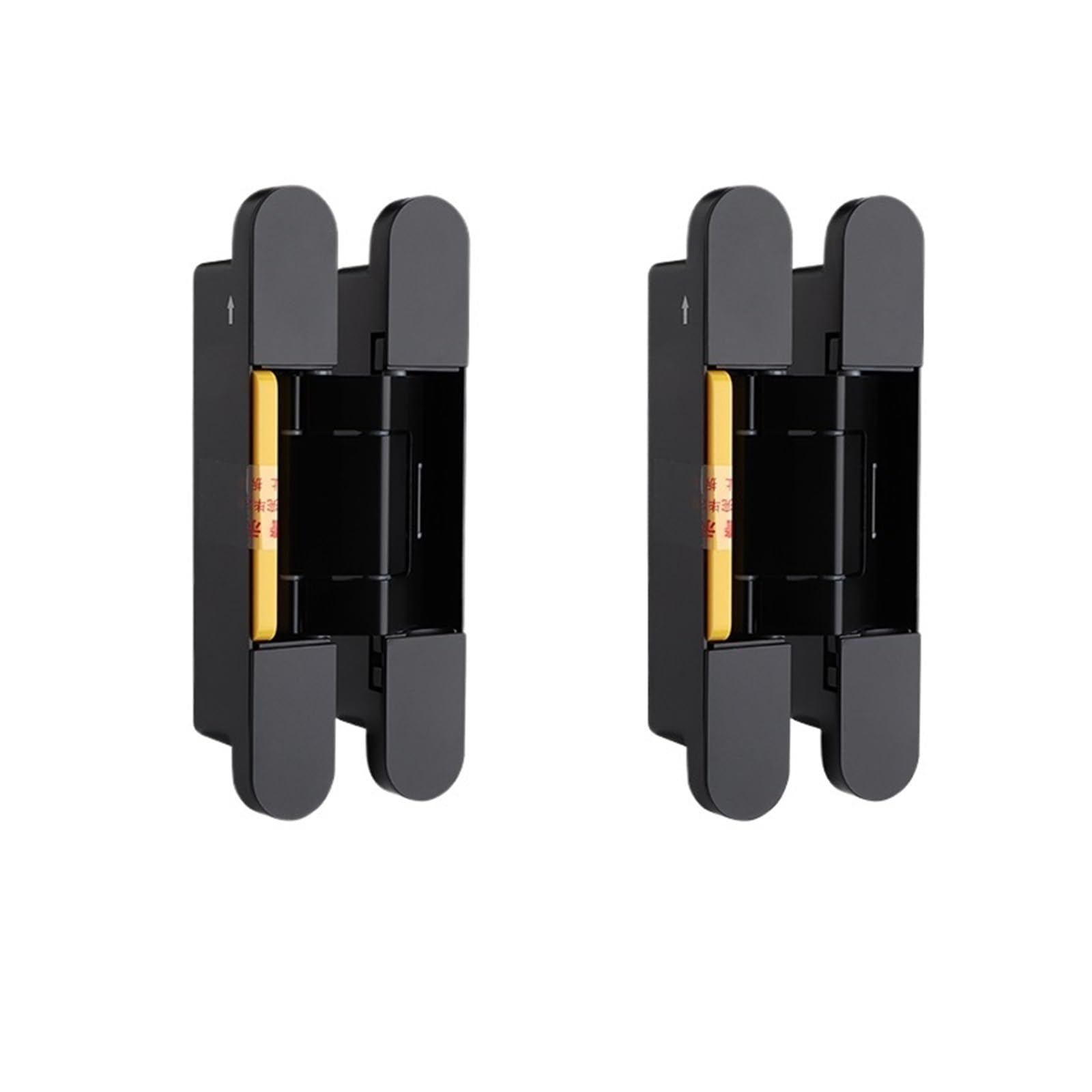 1pcs Hidden Hydraulic Hinge Spring Invisible Door Hinge(Black 60kg)