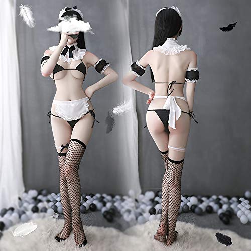 Französisches Dienstmädchen-Kostüm für Damen, Dienstmädchen-Outfit, Anime-Cosplay-Kostüm, sexy Dessous für Cosplay – Bild 3