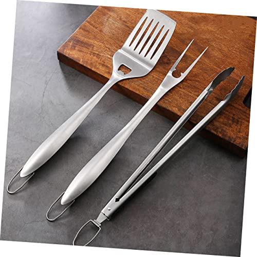 Kit de herramientas para parrilla de acero inoxidable GALPADA 3 piezas miniatura 3