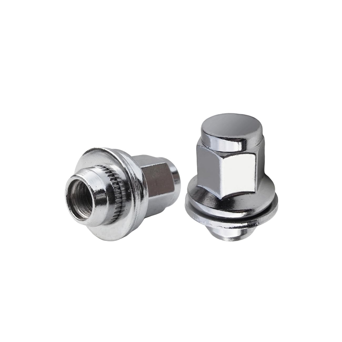 Mysttoo - 5 Birlos Tuercas de Rueda Cromadas M12x1.5 compatibles con Jaguar S-Type X-Type 1999-2023 XE XF XFR XJ XJ8 XJR XK XK8 XKR XKR-S delanterotrasero C2C35294 C2C35294010 611-9 88 8