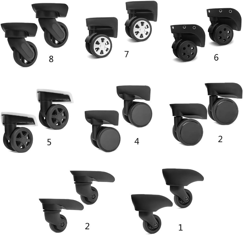 Suitcase Covers,Luggage Wheels,Replacement Luggage Wheels Repair Your Suitcase with Smooth Rotation Perfect for Any Journey(W175)3