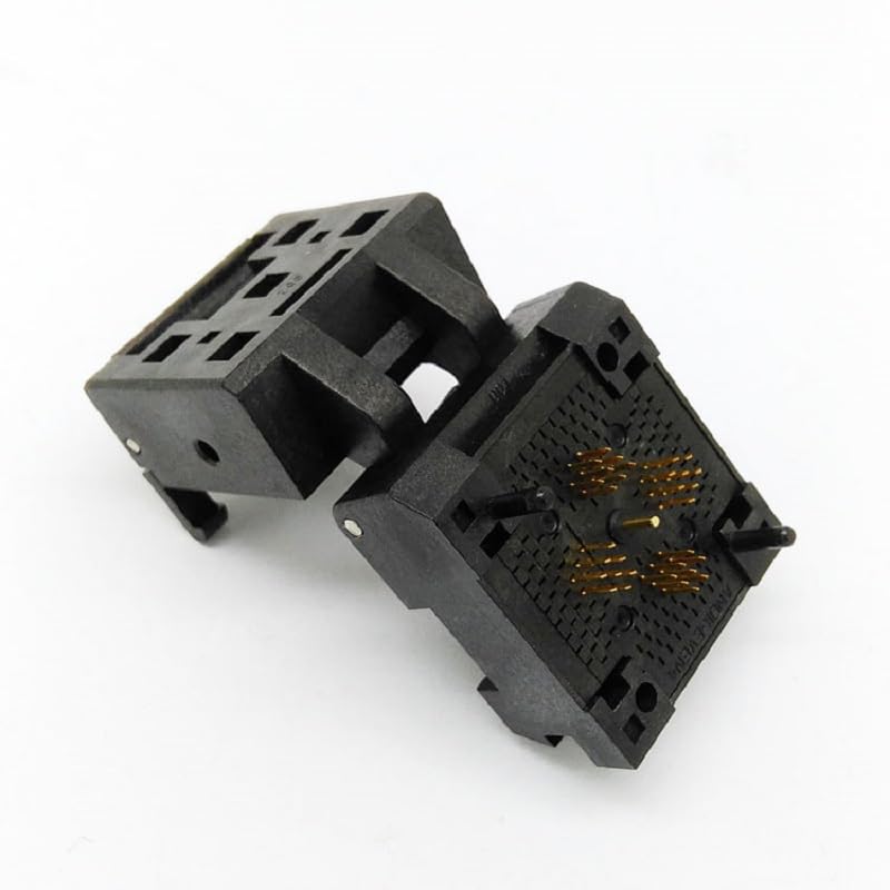 Wiring Connecting Terminals - QFN32 MLF32 Programming Socket IC Test Socket Burn in Socket Clamshell Chip Size 5 * 5 Pin Pitch 0.4 mm Flash Connector