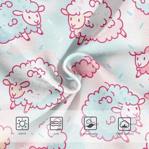 Boys' Underwear Cotton Little Boys Cute Sheep and Cotton Candy Briefs Soft Toddler Underwear 2T-8Y3
