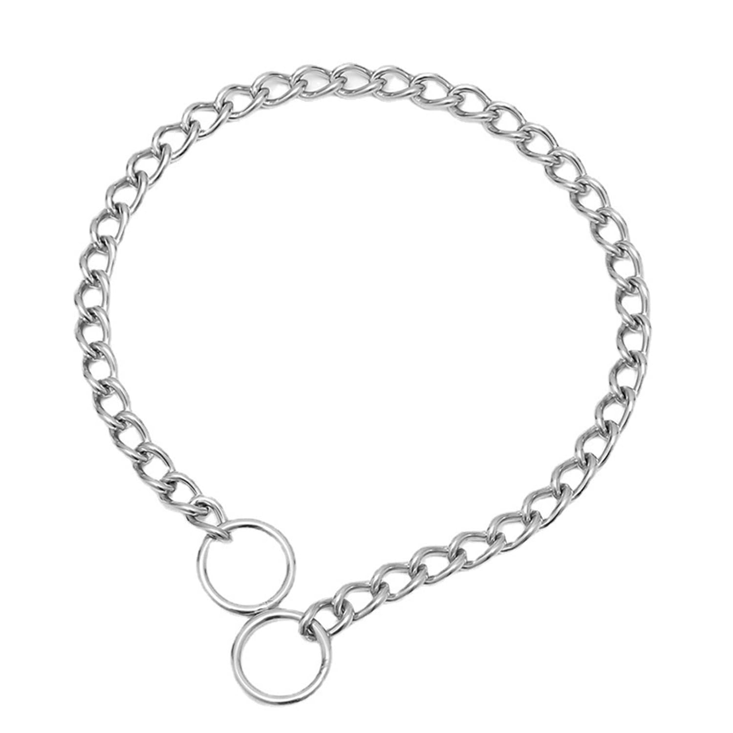 Dog Collar, Chain Collar for Dogs, Chain Collars for Dogs, Adjustable Dog Collar, Stainless Steel Dog Chain Collar for Small Medium Large Dogs