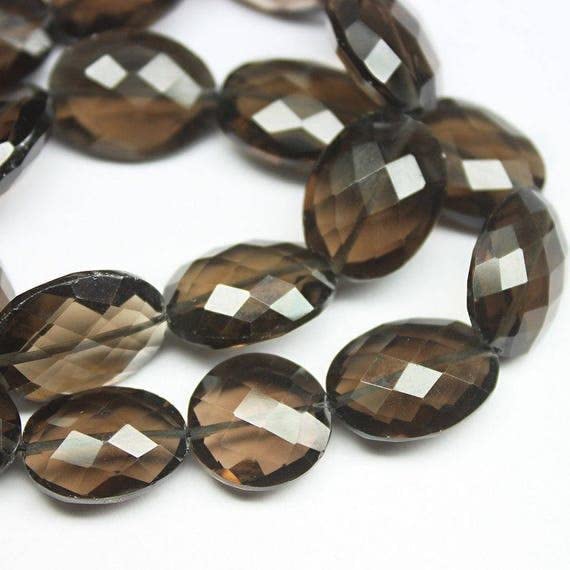 Perles en quartz fumé facettées pour créer vos bijoux d'automne chaleureux
