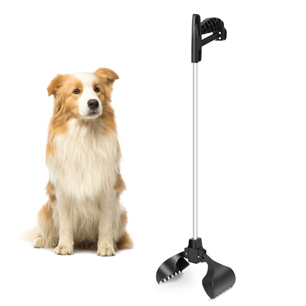 Dog Pooper Scooper Portable Dog Pooper Scooper with Long Handle High Pressure Spring Dog Pooper Scooper with Professional Ergonomic Design