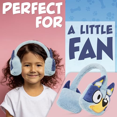 Bluey Girls Fluffy Earmuffs, Winter Accessories Ear Warmers - Gifts for Kids2
