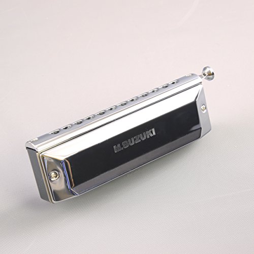Suzuki Chromatic Harmonica Standard modèle SCX-48(12 trous) clé de Bb - Les Beatles, Paul McCartney, John Lennon, RIngo Starr, George Harrison Suzuki Chromatic Harmonica Standard modèle SCX-48(12 trous) clé de Bb – Image 4