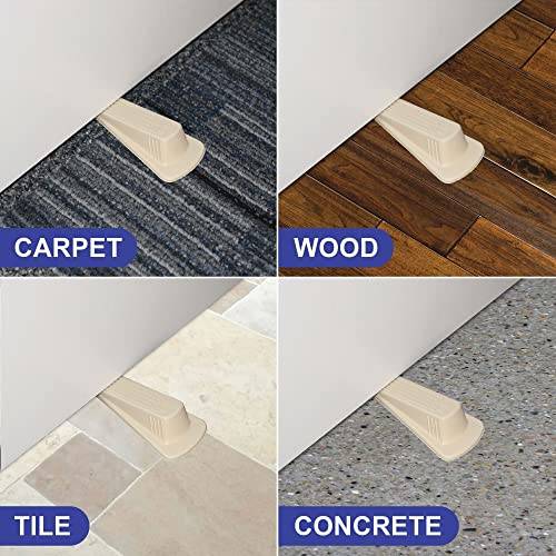 Master Caster 900 Big Foot Doorstop, White #TOP2