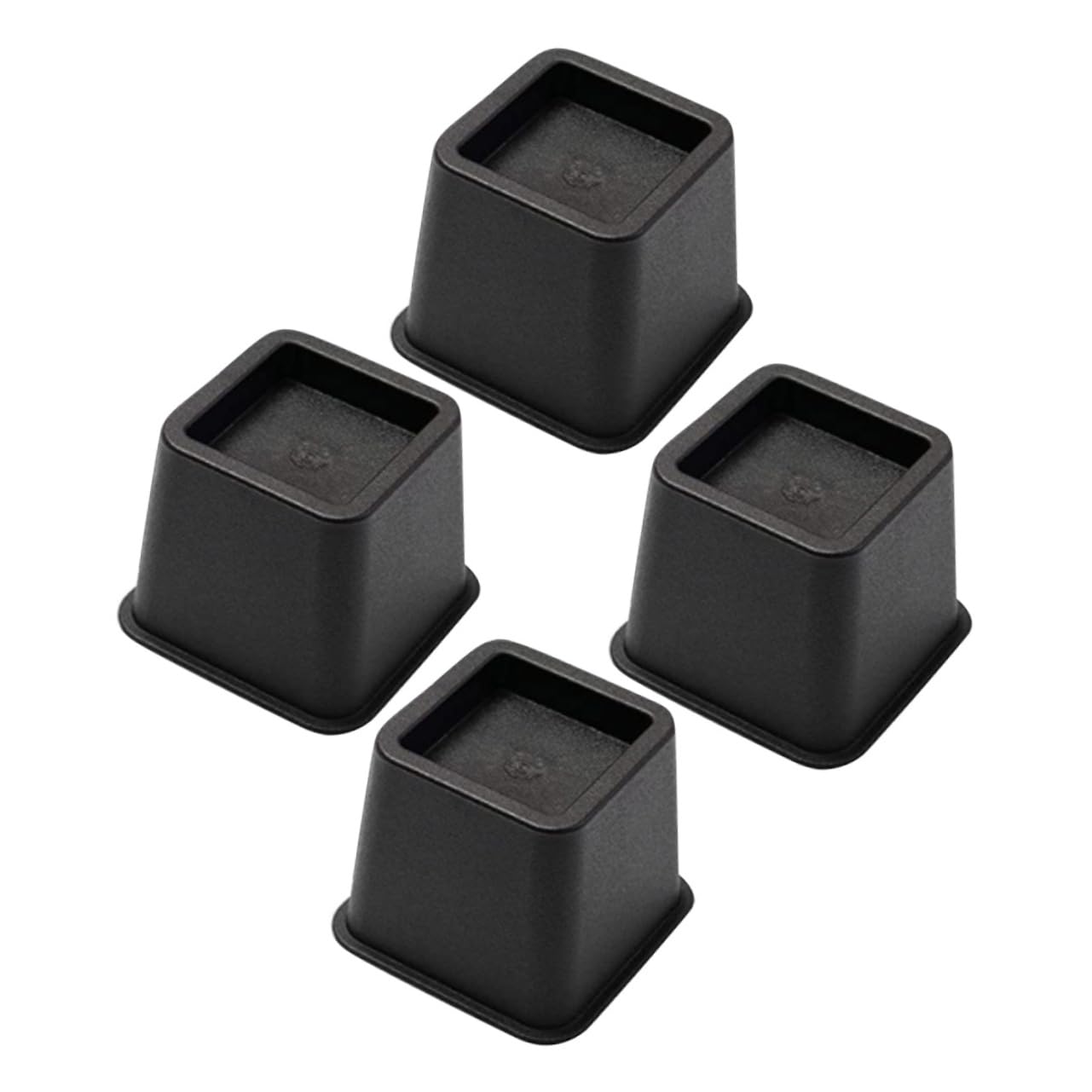 OUNONA 4pcs Furniture Risers for Bed Sofa Desk Lifts for Table Chair Heavy Duty Floor Protectors for Stability Height Extension for Space Saving