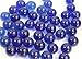 Dashington Round Cobalt Blue Marbles - 5 Pound Bag for Aquarium Decor and Decorative Use