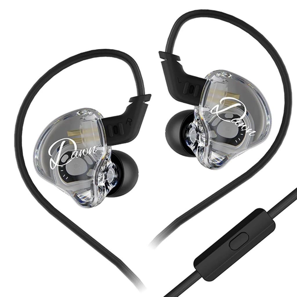 Add KZ Dawn IEM Earphone with Mic, Silver, OFC Cable ofc cable, mic - Image 1