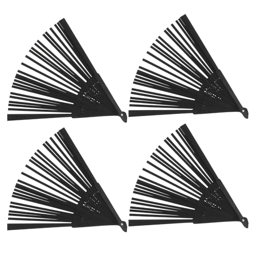 STOBAZA 4 Pièces Baleines en Bambou pour Éventail Pliant, Armatures DIY pour Fabrication d’Éventails Faits Main, Cadres de Support à Décorer pour...
