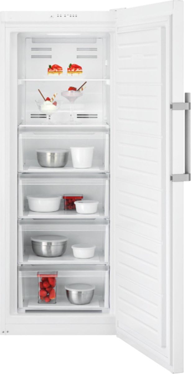 AEG AGB332E2NW Freistehender-Gefrierschrank / 1550 mm / 226 L / NoFrost / Temperaturalarm / Farbe: Weiß / E