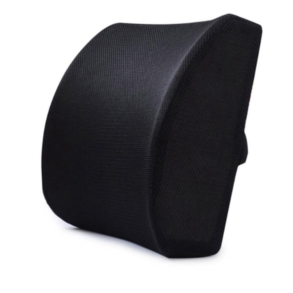 Oreiller de soutien lombaire en mousse à mémoire de forme pour chaise et voiture coloris argent