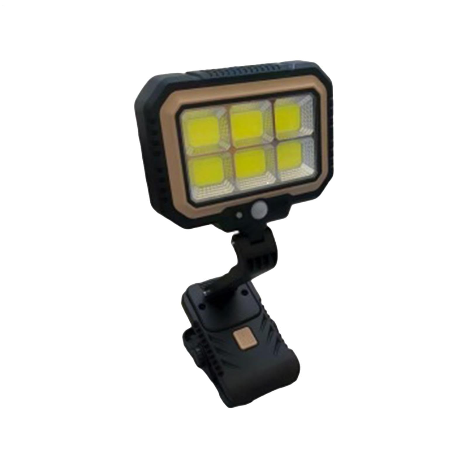 Lámpara solar de pinza con sensor de movimiento y tres modos de iluminación impermeable 8