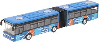 1/64 Scale Electric Bus Model Diecast for Kids - Blue, 18 x 3 x 3cm