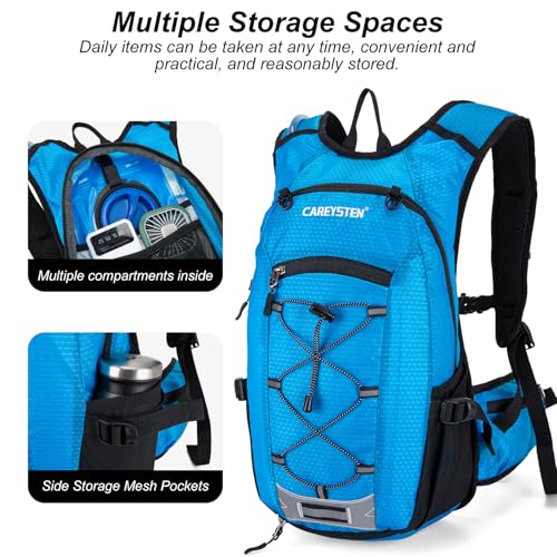 Carey STENHydration Backpack Cycling Pack Equipped 2L Water Bag(Sky Blue) - image 6