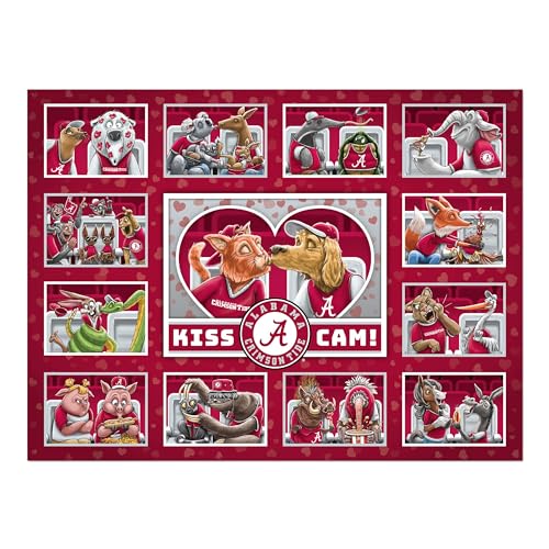 Image of YouTheFan NCAA Alabama Crimson Tide inchKiss Cam inch 500 Puzzle