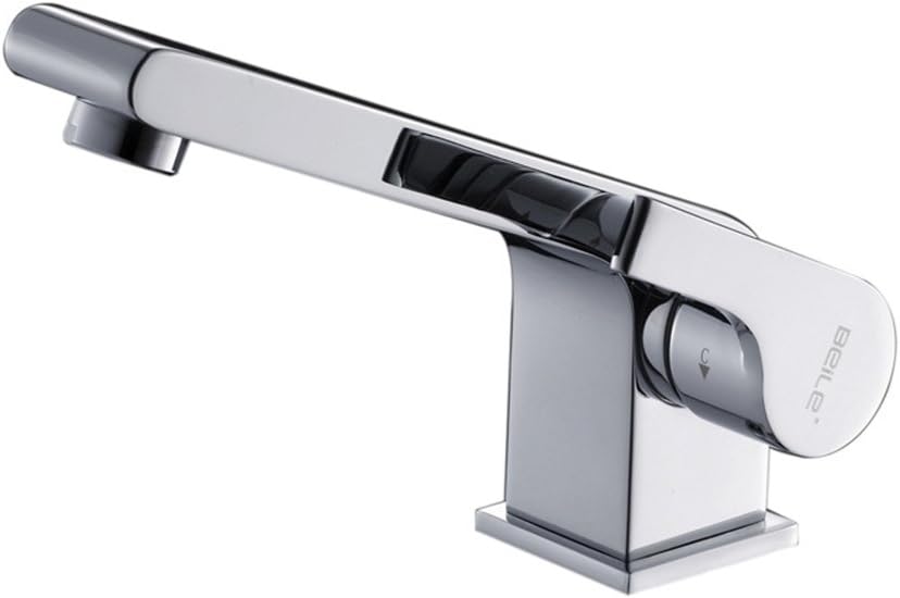 Bathroom Sink Taps Solid Brass Basin Hot and Cold Mixer Tap Chrome 2208