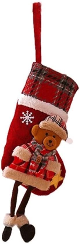 Weihnachten Dekorationen Santa Claus Socken Schneemann Anh?nger Geschenk Halter Frohe Weihnachten Baum H?ngen Ornament Party Dekore (Color : Style 2) (Style 1)