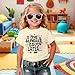 100 Days of School Shirt Girl 100 Days Later Shirts Kid Cute 100th Day of School Graphic Tee Tops Apricot
