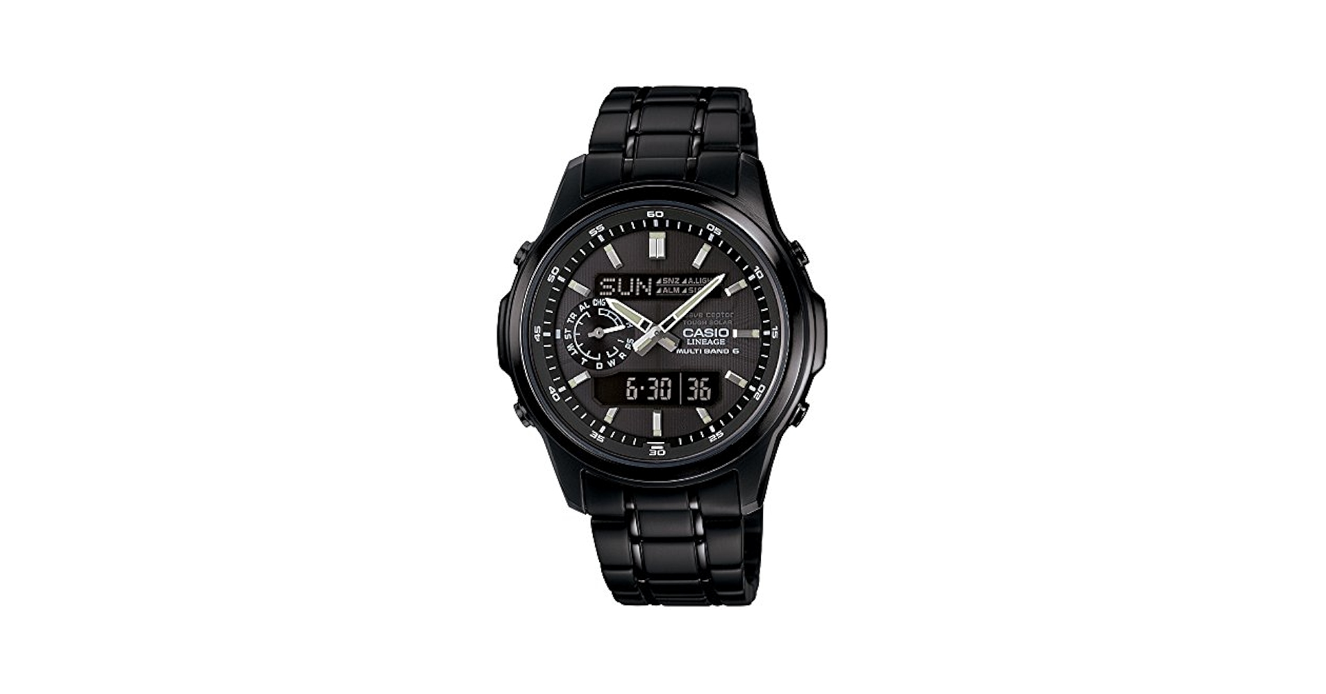 Amazon.com: CASIO Lineage Solar Radio Multiband6 LCW-M300DB