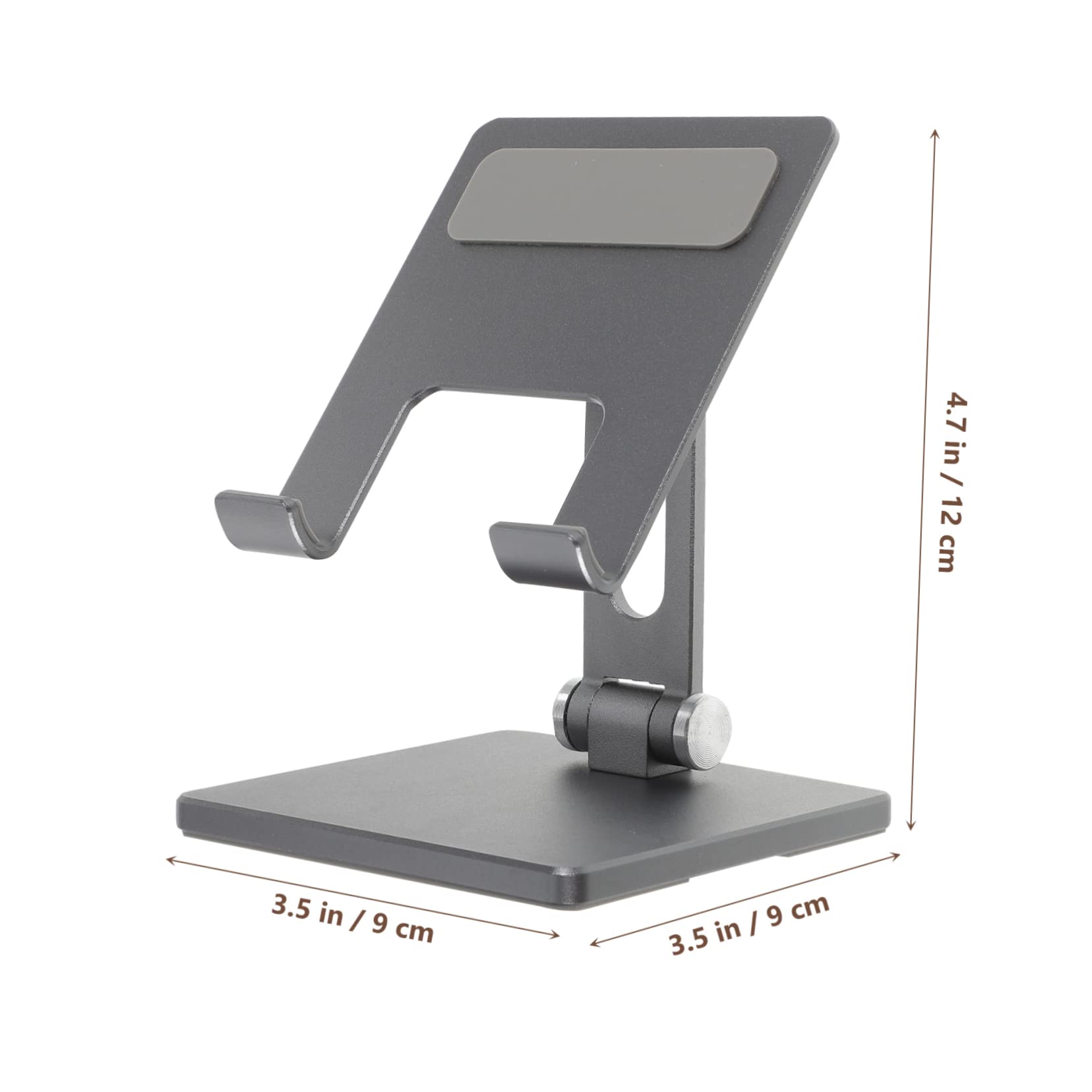 SHINEOFI Supporto per Tablet in Lega di Alluminio Pieghevole e Regolabile Altezza Regolabile e Base Antiscivolo Stabile e Pratico per Scrivania