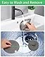 Zawaer Universal Stöpsel, 3 PCS Abflussstöpsel Silikon, Abflussstöpsel aus Silikongummi, Badewannenstöpsel Gummi, Bodenablaufabdeckungen Silikon, Abflussstopper für Badewanne,Dusche,Waschbecken,Spüle.