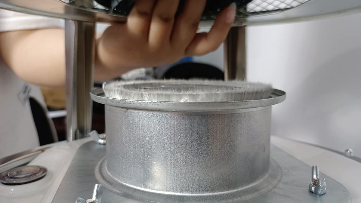 4.6L/6L tragbare Heizung Konvektions-Kerosinkocher für Notheizungen im Innen- und Außenbereich, strahlender Glasbrenner 0,25 l/h für Eisangeln, Zelt, Weihnachtsfeier (weiß (6 l 6 Dochte))