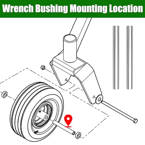 025-0008-00 Spanner Bushing Widely Used -for Scag Bad Boy 43430、MZ Series Mower Front Wheel - 2 pcs - Image 4