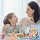 Byncceh Großes Dino Ausgrabungsset mit 6 Glitzer Dinosaurier Figuren zum Ausgraben – Dinosaurier Eier Spielzeug für Kinder ab 6 Jahre – Perfekt für Dino-Geburtstagsparty oder Festgeschenke