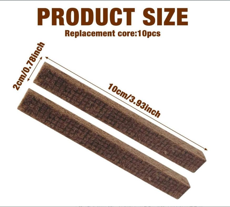 20 * 100 mm 3/6/12 szt. Duże drewniane knoty do wyrobu świec Knoty Krackle Bezdymne świece sojowe(12PCS)