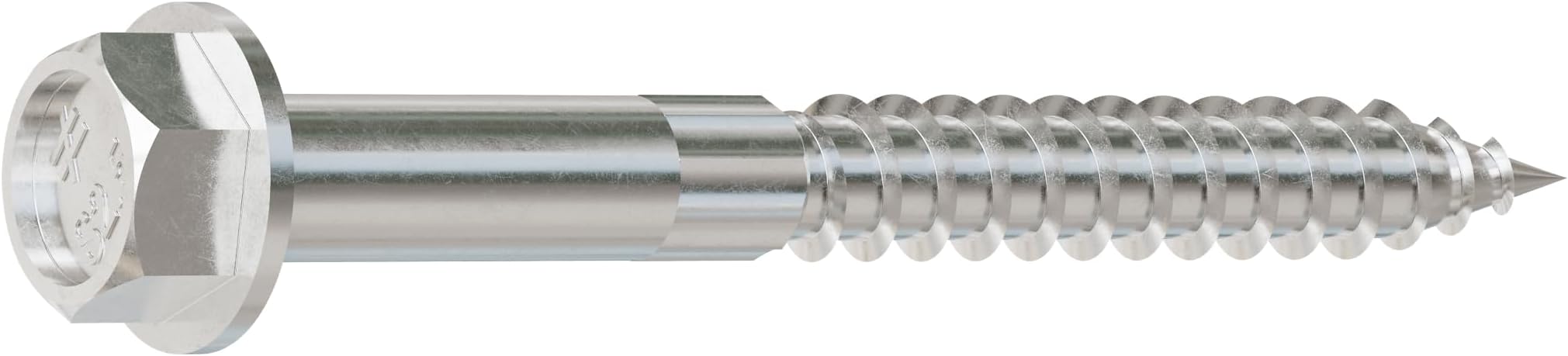 Structural Screws SDS25212SS-R25 1/4-Inch by 2-1/2-Inch with 1-1/2-Inch Threaded 316 Stainless Steel Screw, 25-Pack