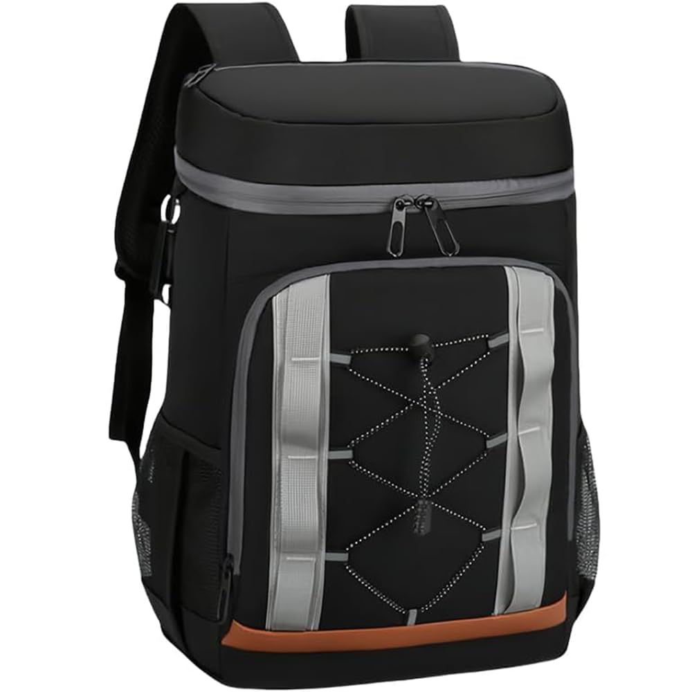 LANHUIYY Nevera Mochila 30 L Bolsa Nevera Mochila Mochila Térmica Mochila Picnic Mochila Nevera Bolsa Grande Aislante Cooler Bag Hombres Mujeres para Picnic/BBQs/Camping/Excursiones/Compras