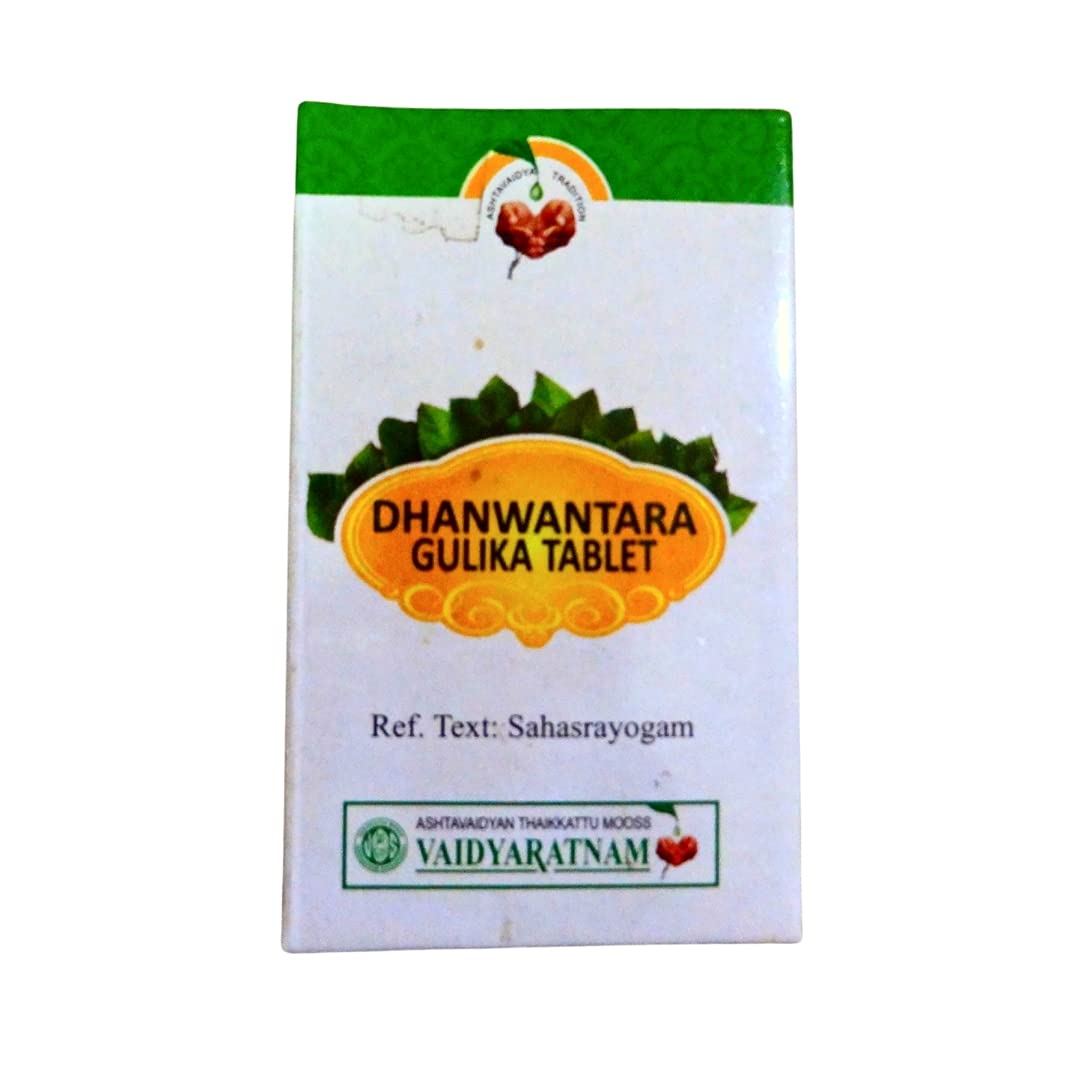 Vaidyaratnam Dhanwantara Gulika Tablet - Pack of 1 (100 Tabs) (B09FK8X269) Amazon Price History, Amazon Price Tracker