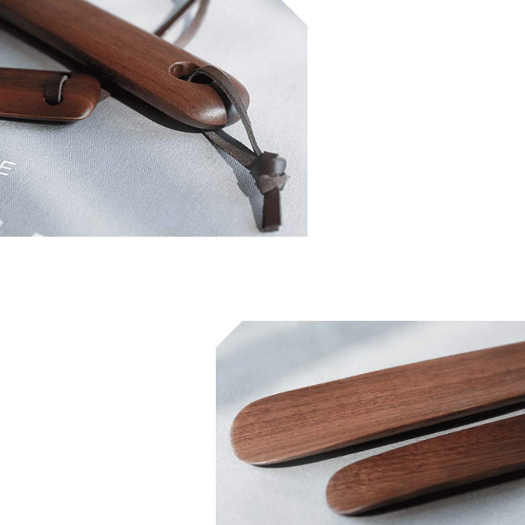 WDX- Calzador 50/60/75 cm Extractor de Zapatos Largos de Madera Maciza Creativo Nogal Negro Conveniente Ancianos Zapatos de Mujer Embarazada Conveniencia (Size : 60cm)