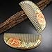 Produktbild RKRXDH Hornkamm für Haare Handgemachte Sheep Horn Combs Eindickung Authentic Handbemalte Lack-Kunst-Blumen Combs Hair Style Designer for Frauen Friseurbedarf Für die Haarpflege