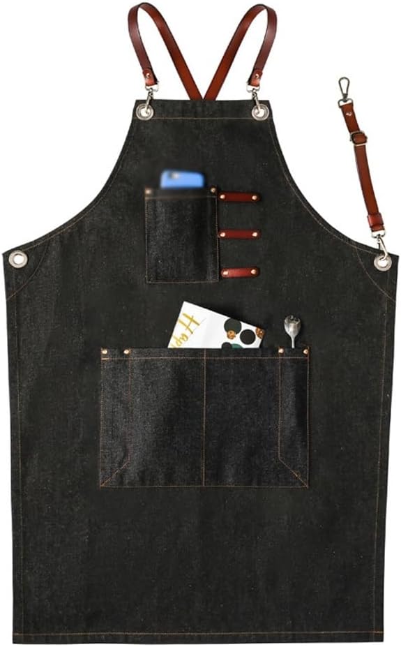Kitchen Apron Cooking for Woman Men Chef Waiter Cafe Shop BBQ Hairdresser Aprons