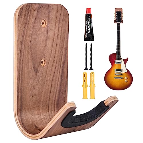 Support mural pour guitare – Support de guitare – Support mural en bois dur pour ukulélé,...